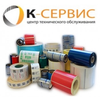 ЭТИКЕТКИ KC ® Термотрансферная этикетка 1100*150 (1 000) П/Гл желтая Д40К, 100х150/1000-40_П/ГлY