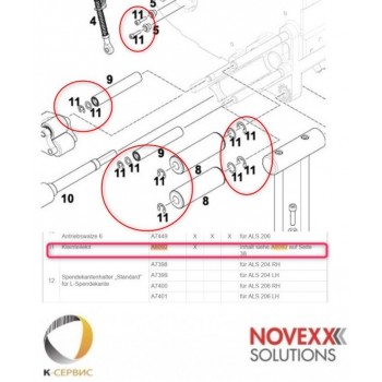 Малый ремкомплект Novexx Solutions ALS20x/256, A8092
