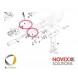 Отклоняющий ролик с подшипниками в сборе Novexx ALS 20x (Ø12mm), A8901