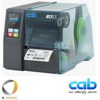 Принтер CAB EOS5/200 (108mm) - 203DPI Flat Head, Ø рулона этикеток до 152 мм, 5978211