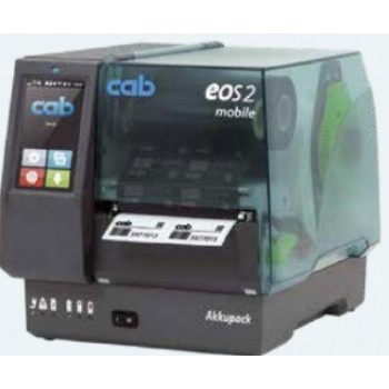 Принтер CAB EOS5/300 mobile с аккумулятором  (108mm) - 300DPI, Flat Head, Ø рулона этикеток до 152 мм, 5978212.600